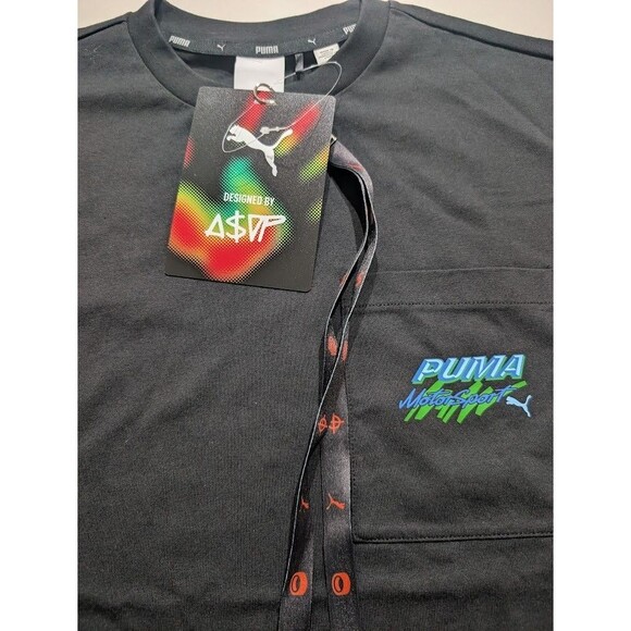 A$AP ROCKY x PUMA Pocket Tee Men RARE Size Medium NWT New With Tags 632012_01 - Picture 4 of 9